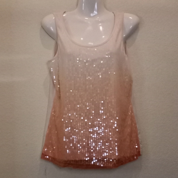 Ruby Rd. Ombre Sequined Tank Top - Picture 6 of 13